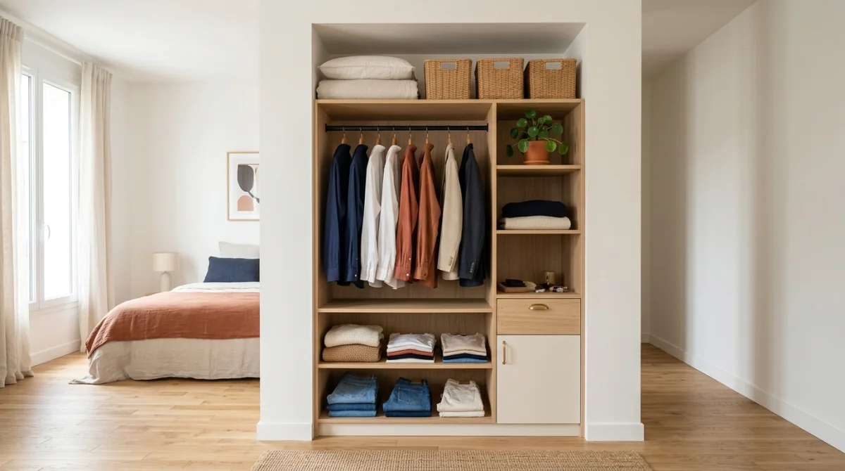 Dressing design pour petit espace