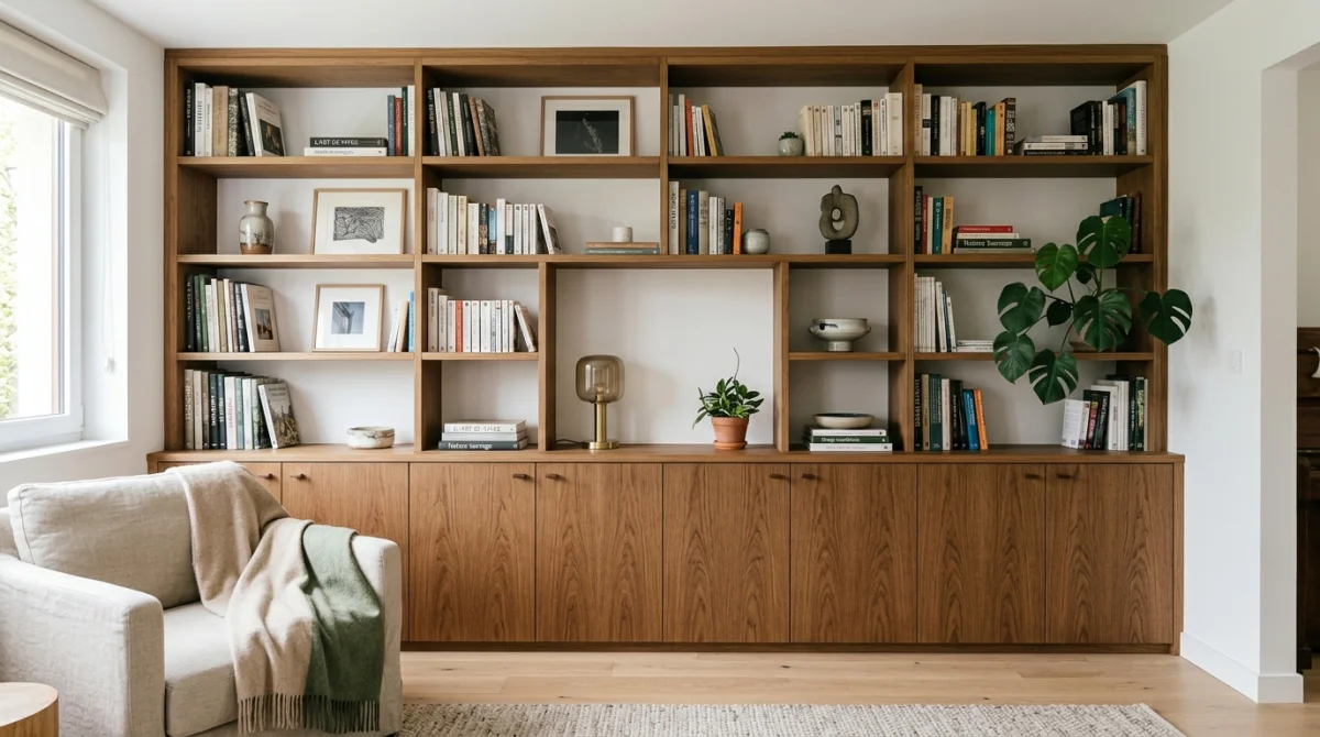 Bibliothèque murale personnalisée en bois, le guide pour bien concevoir son projet
